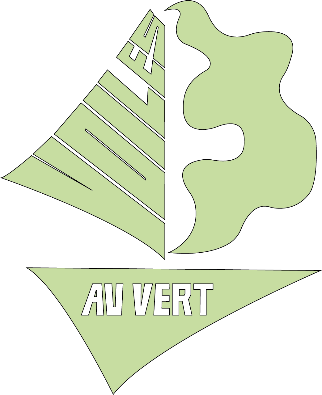 Logo voiles au vert